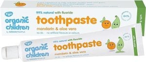 Childrens organic toothpaste
