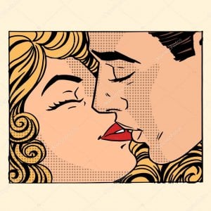 Los besos pueden ser una vía de contagio entre el herpes labial y el herpes genital.