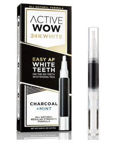 Charcoal teeth whitening 