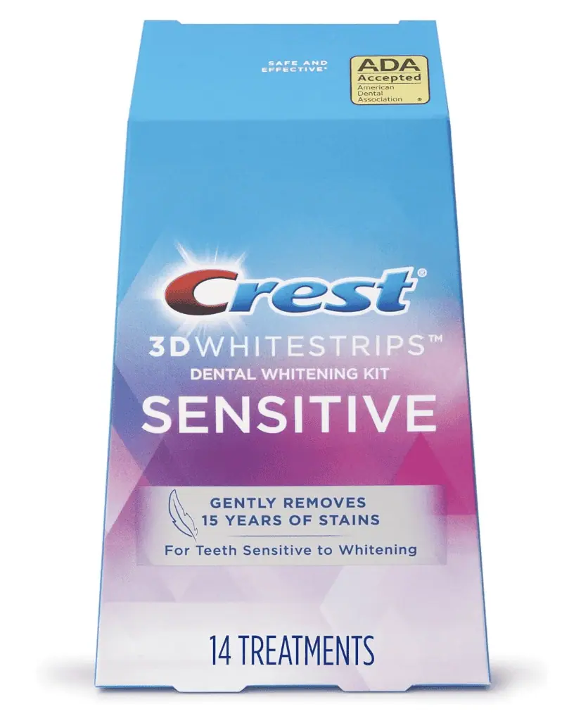 Crest 3D Sensitive White Strips