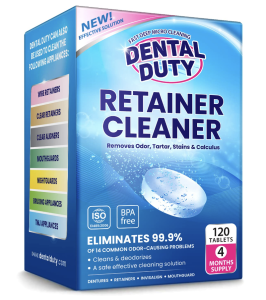 Retainer cleaner for dental health 