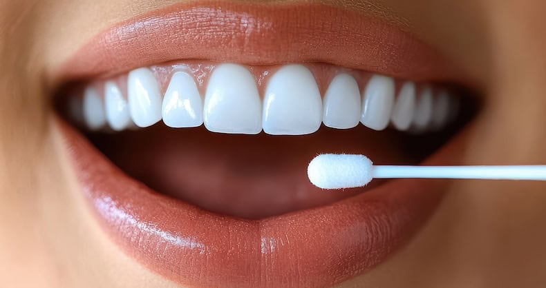 teeth whitening swabs